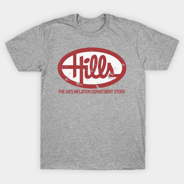 Hills Department Store Distressed T-Shirt by Tee Arcade